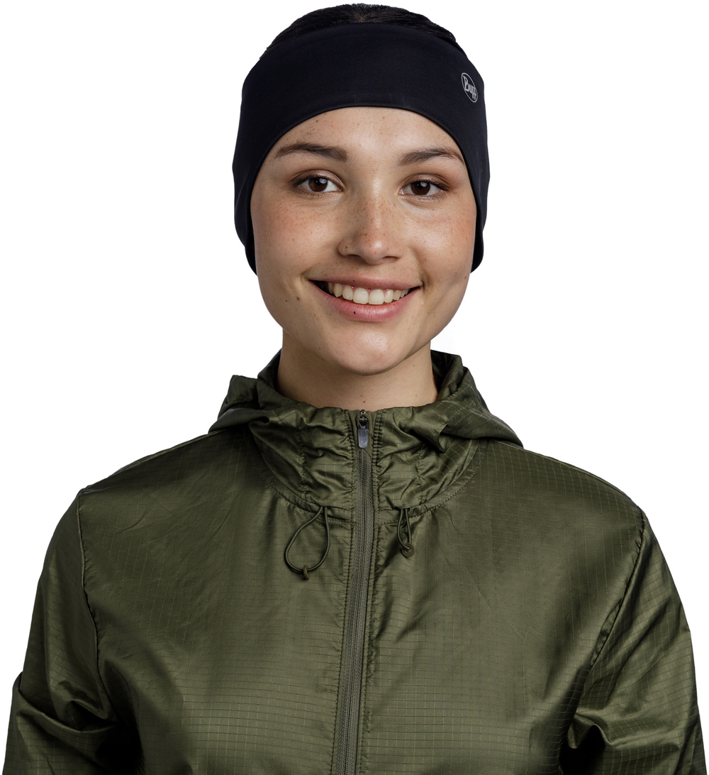 Повязка непродуваемая Buff Windproof Grey Logo