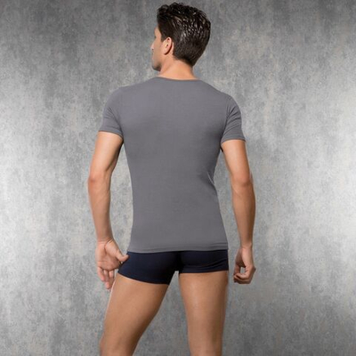 Мужская футболка с V-образным вырезом Doreanse City (Размер: XL) (Цвет: темно-серый)