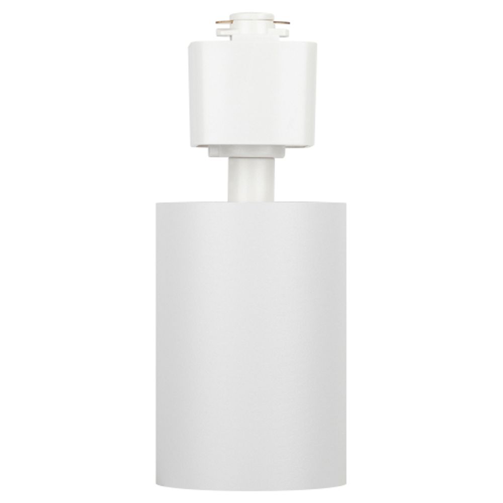 Трековый светильник однофазный ЭРА TR76-GU10 WH под лампу GU10 белый | Однофазные светильники под лампу