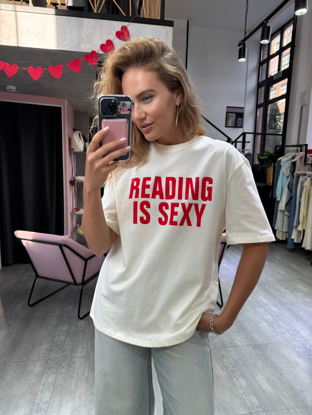 Футболка Reading молочный