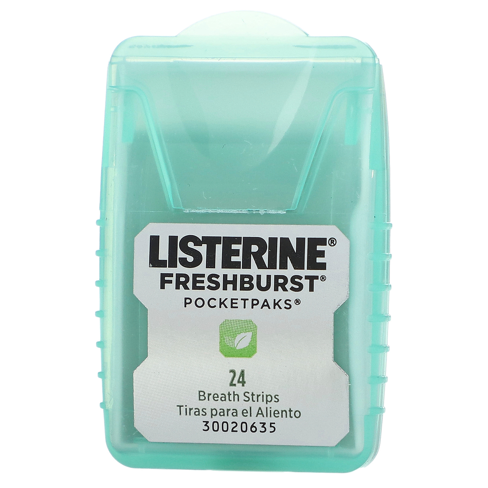 Listerine, Pocketpaks, Fresh Burst, 3 шт., По 24 шт.