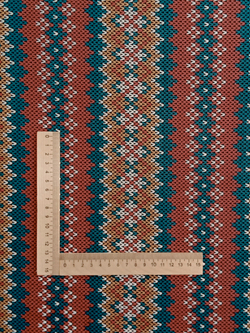 Ткань бязь плательная, рис. "Норвежский рисунок", ширина 150 см, арт. 117
