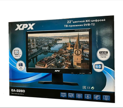 Автомобильный телевизор XPX EA-228D DVB-T2/C+FM (22") (черный)