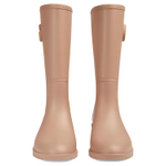 GUCCI Rubber Knee high Boots Women"s Light Brown