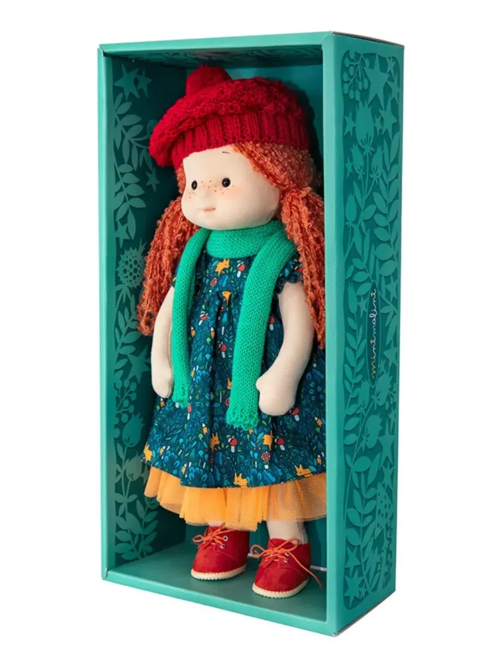 Кукла Ива в шапочке и шарфе Буди Баса Mm-Iva-02