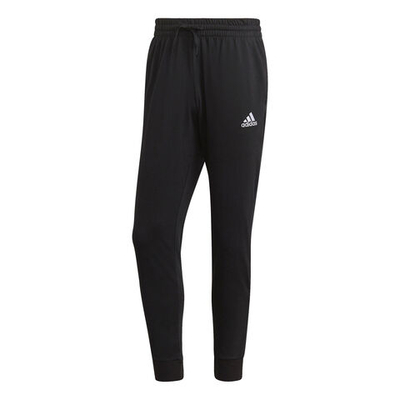 Мужские теннисные штаны adidas Essentials Single Jersey Tapered Cuff Training Pants Men - Black