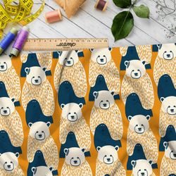 Ткань премиум дюспо собрание лесных медведей