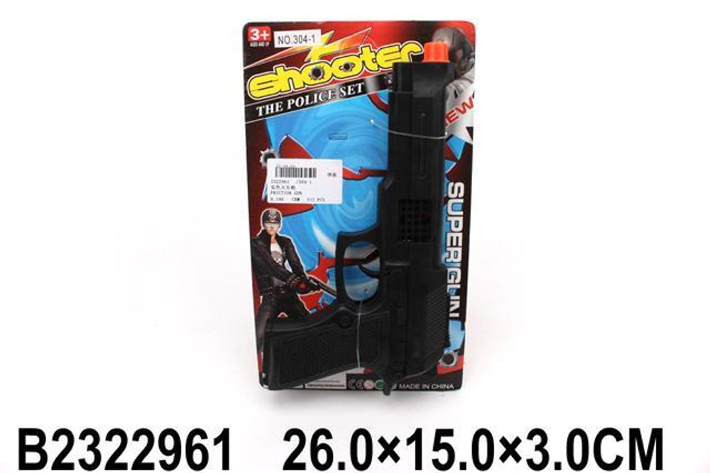 Пистолет-трещетка, блистер 304-1