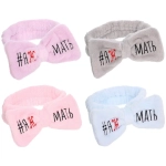 Повязка на голову «New collection Vostok - #ЯЖМАТЬ», цвет розовый, серый, голубой и сиреневый, 20*6см ( упаковка белый ZIP пакет )