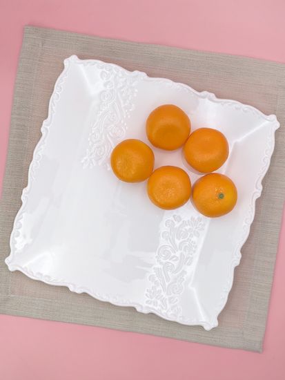 Блюдо квадратное 30 см. набор 3 шт. "Орнамент"