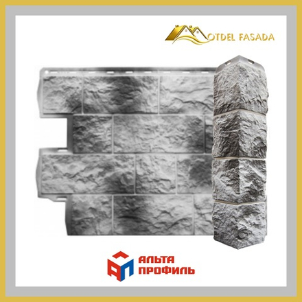 Фасадная панель Альта-Профиль Туф Камчатский 680*560*26мм 0,38м2
