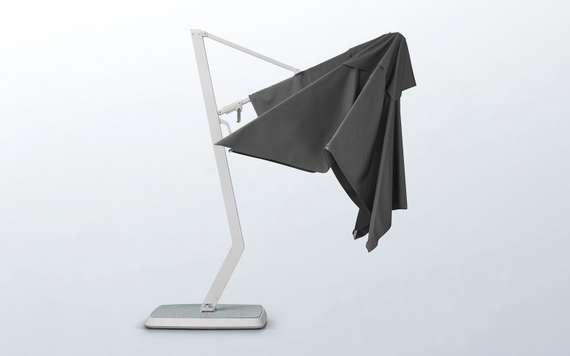 Зонт профессиональный Wing 3х3 м, тик, тортора. База и светильник в комплекте