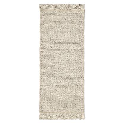 Ковер бежевого цвета из коллекции Ethnic, 70х160 см