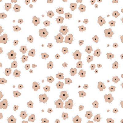 Бежевые цветы