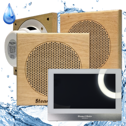 Комплект домашней акустической системы с караоке-усилителем Steam & Water SOUND SAUNA S3