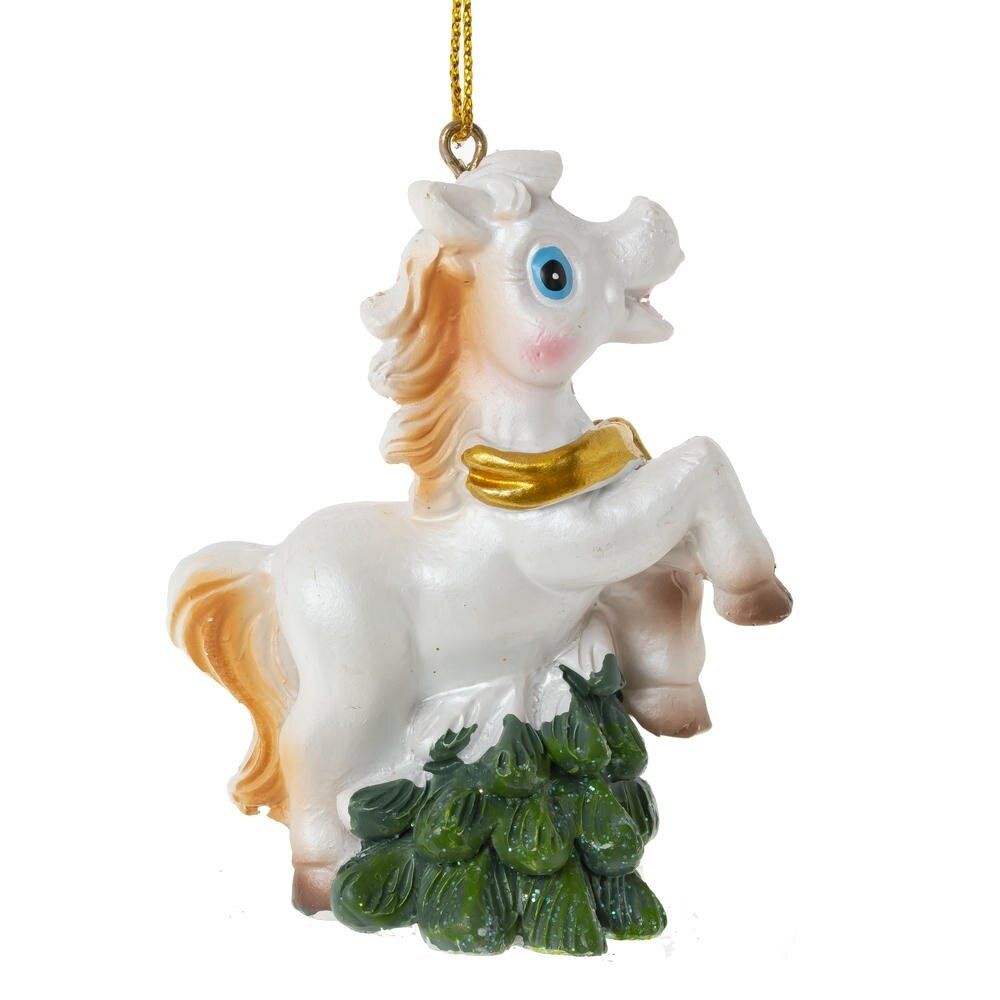 GAEM Фигурка декоративная подвесная "Лошадка", L6 W3 H8 см, 6в.