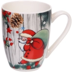 Кружка керамическая 370мл «Новогодняя», микс рисунков