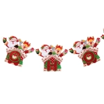 Растяжка бумажная новогодняя «Весёлые дедушки» 220 см