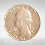 USA, ¼ Dollar, 1976 - Washington Quarter - 200th Anniversary of the The United States Declaration of Independence, VF