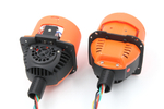 Билед модули M01 PRO, 2.5 дюйма, 12v, 5500К, с подсветкой красного цвета Devil Eyes (комплект, 2шт)