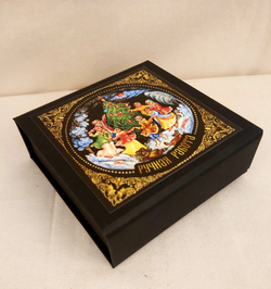 Набор ёлочных игрушек "Конфеты с росписью Палех-1"