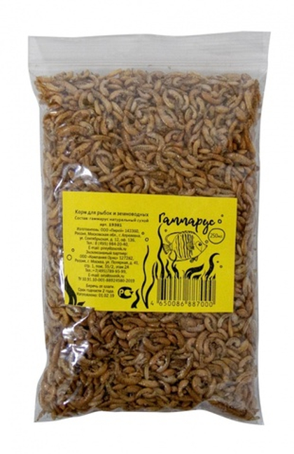 Гаммарус сушеный, 250 мл