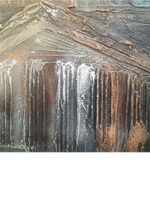 Картина "Кружево водных кругов" 50х60: Ручная уникальная эксклюзивная картина в единственном экземпляре