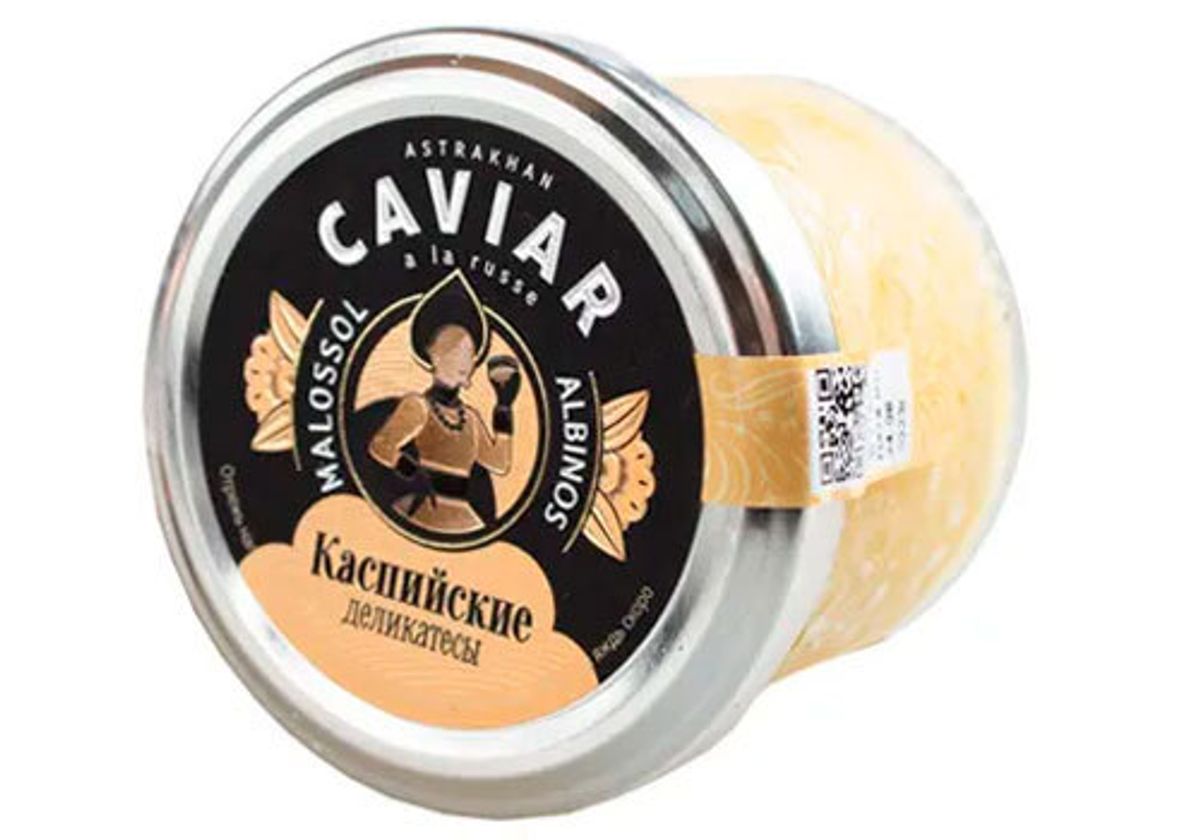 Икра стерляди-альбиноса "Каспийские Деликатесы", 100г