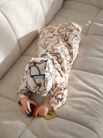 Утеплённый чепчик Mjölk Ракеты