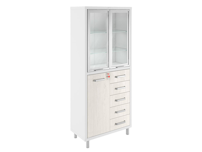 Double-leaf medical cabinet HILFE МД 2 ШМ SSK