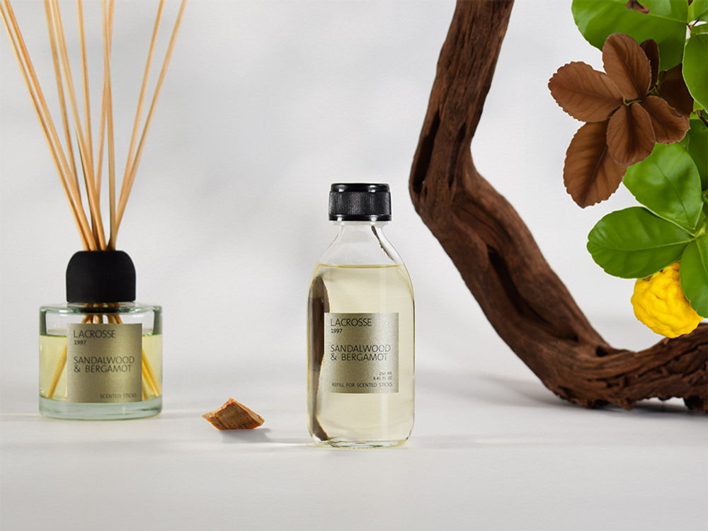 Наполнитель для диффузора lacrosse, sandalwood&bergamot, 250 мл
