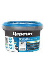 Затирка эластичная водоотталкивающая для швов СЕ 40 PREMIUM каррара 05  2кг