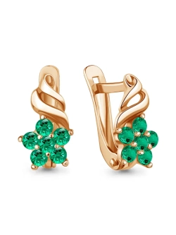 Детские серьги из золота 585 пробы