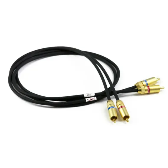 Van Den Hul D-501 Hybrid 2RCA-2RCA Black 1.2m