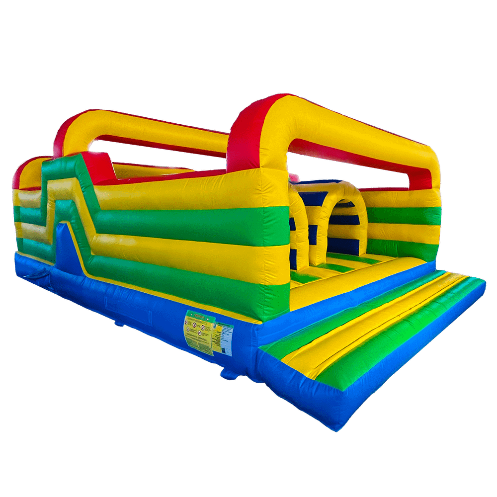 Коммерческий надувной батут «Увлекательная полоса 2» 7*4,5*2,8 м