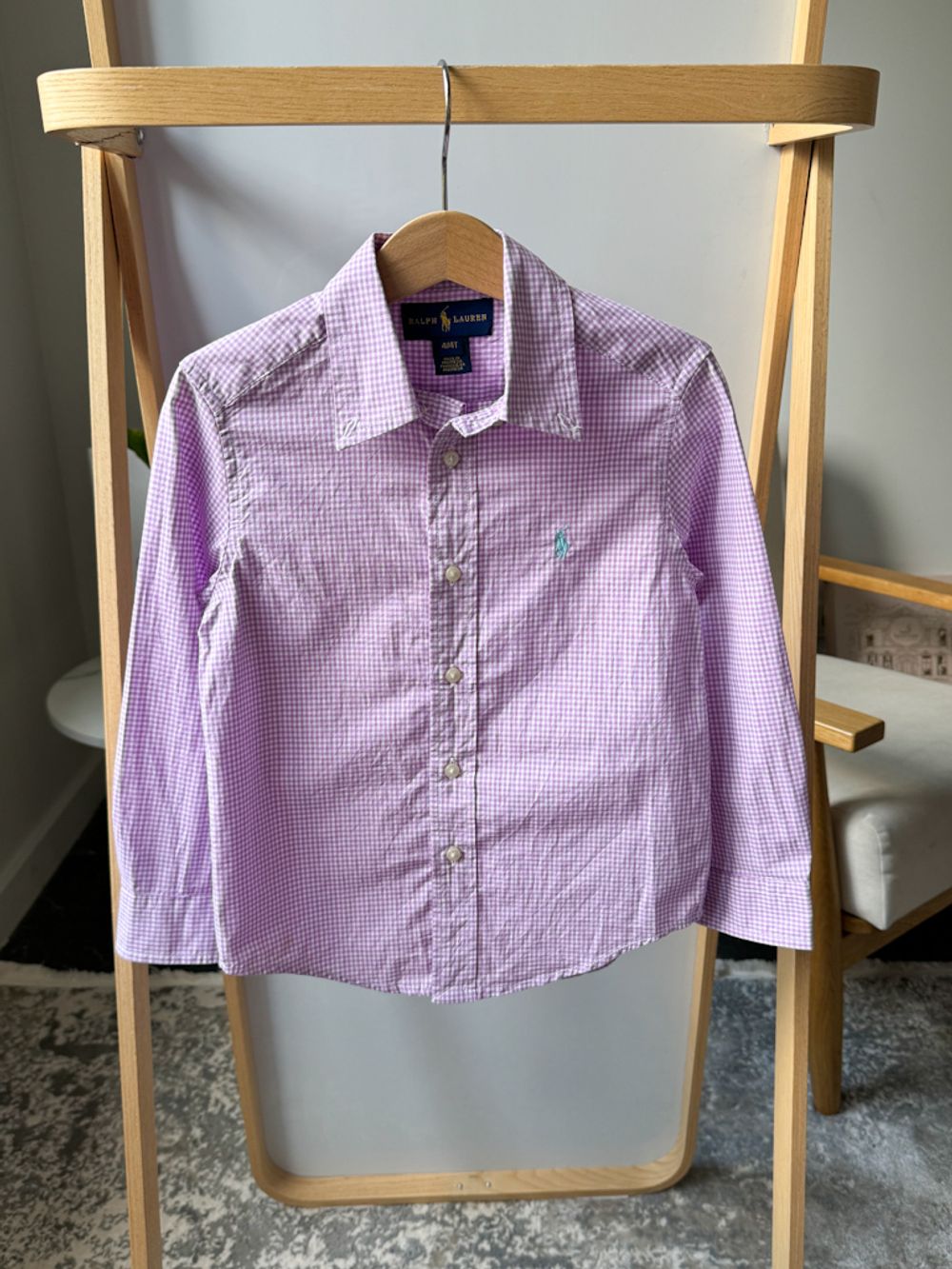 Хлопковая рубашка Polo Ralph Lauren, 104