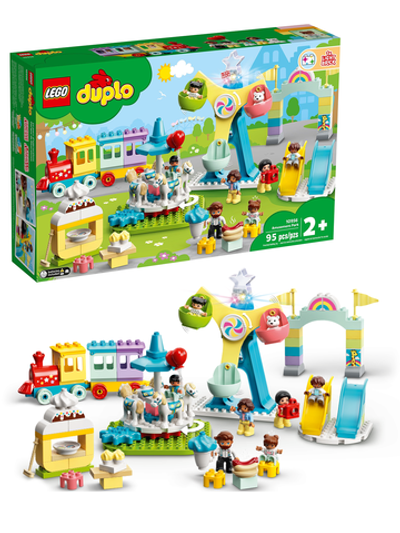Конструктор LEGO DUPLO 10956 лего Парк развлечений, развивающий набор для малышей, оригинал LEGO