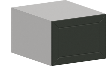 Кухня Модуль ШВГ 510 Вотан / Насыщенно-зеленый