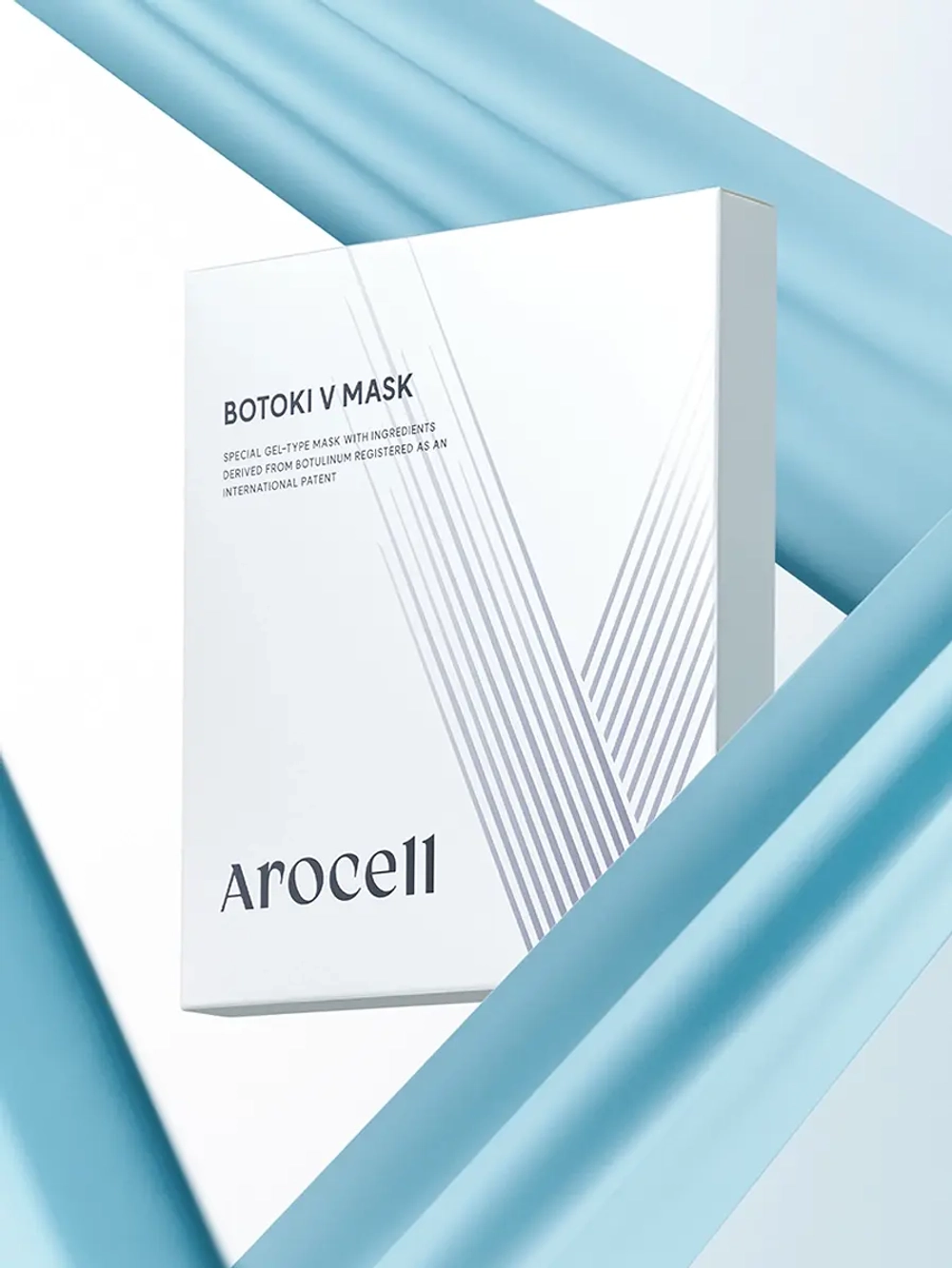 Arocell Эластичная маска для подтяжки и укрепления нижней трети лица Botoki V Mask 18 гр х 4 шт