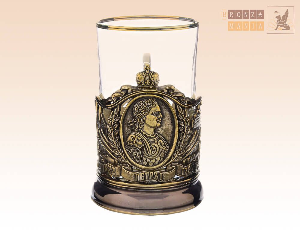 подстаканник Петр 1 - Санкт-Петербург