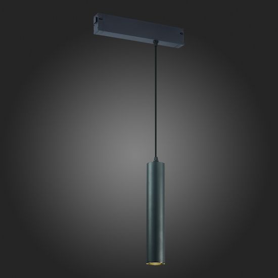 ST507.403.01 Св-к трек. Черный GU10 1*50W  IP20 D54xH290 180-240V Без ламп SKYLINE 220