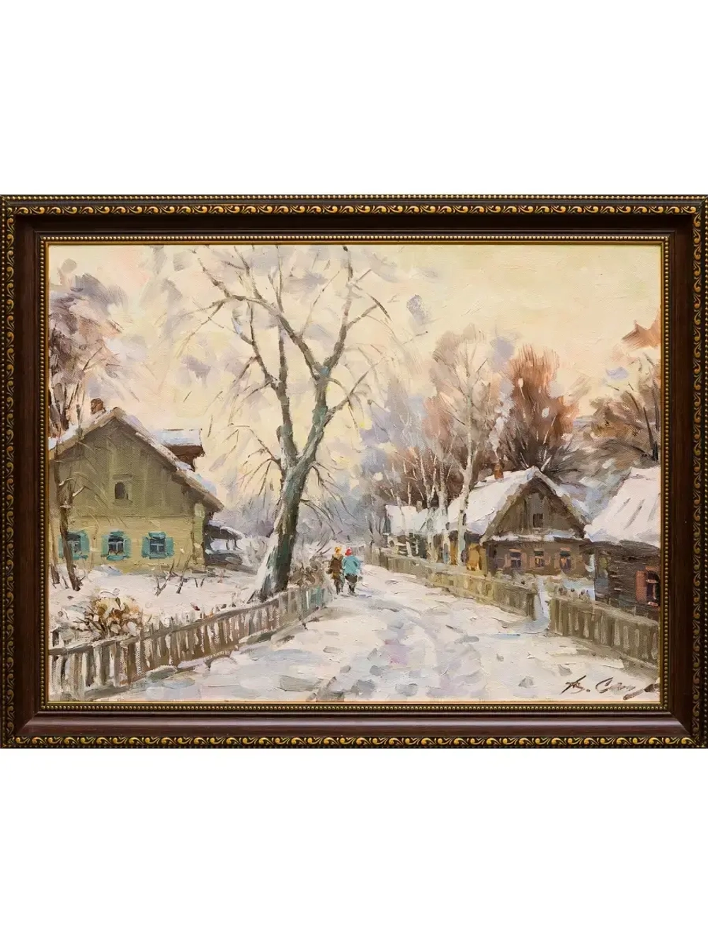 Картина маслом Деревенский мотив Саидов