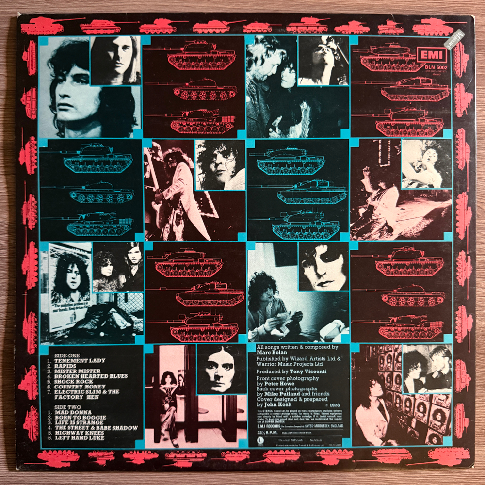 Виниловая пластинка T. Rex ‎– Tanx LP