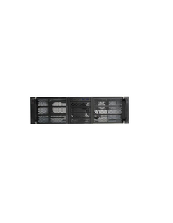 Корпус для компьютера Procase RE306-D6H4-C-48 Корпус 3U server case,6x5.25+4HDD,черный,без блока питания,глубина 480мм,MB CEB 12"x10.5"