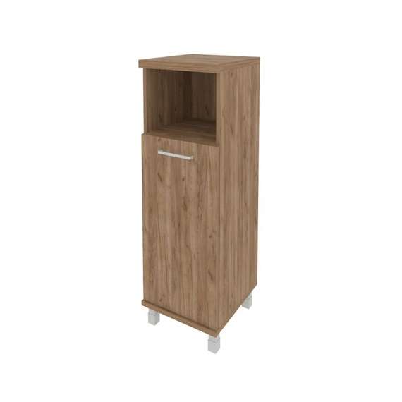 First Шкаф средний узкий правый KSU-2.1 (R) Дуб Табак 401*432*1260