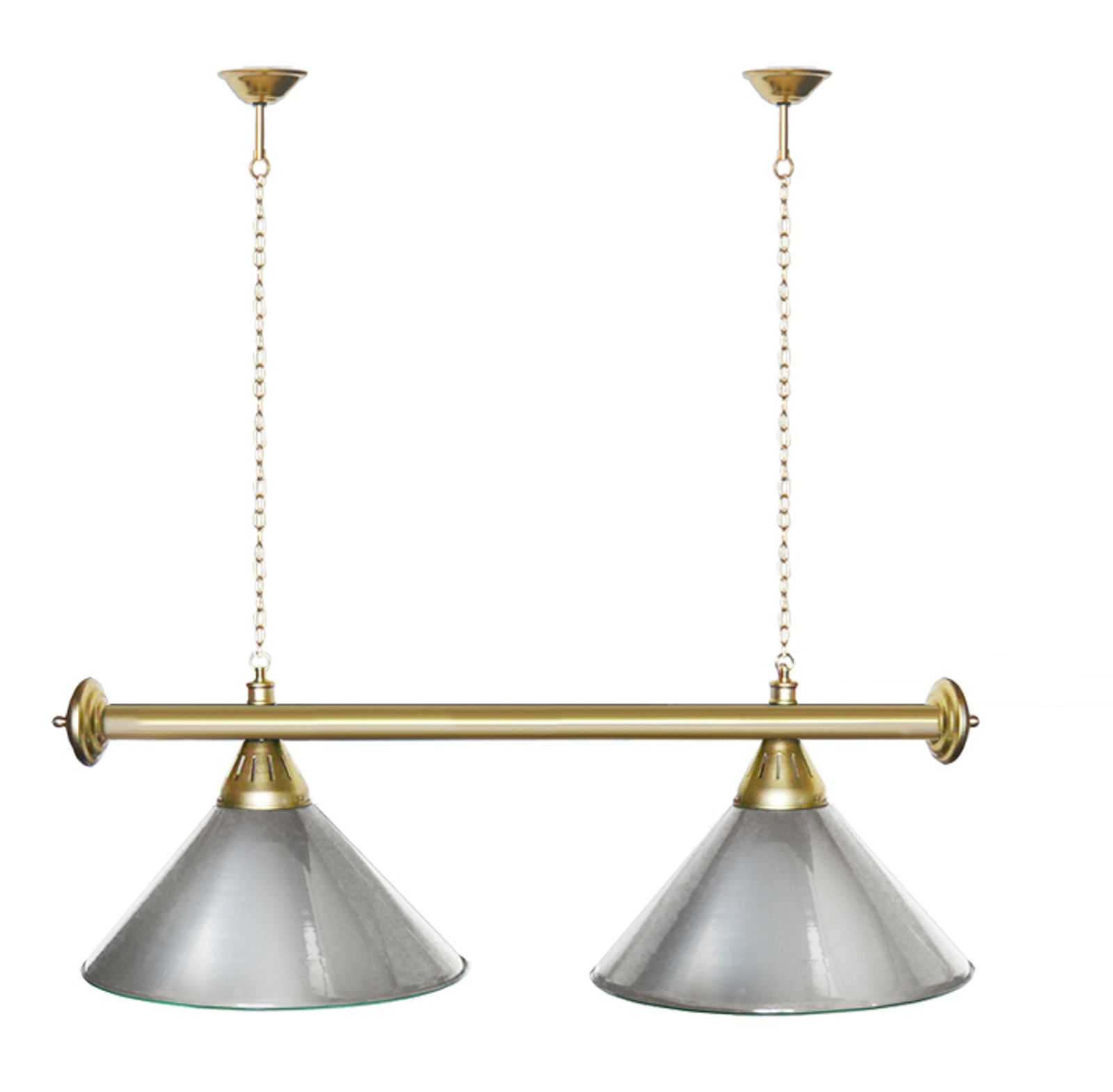 Лампа STARTBILLIARDS 2 пл. (плафоны золотые,штанга золотая,фурнитура золото) фото №28