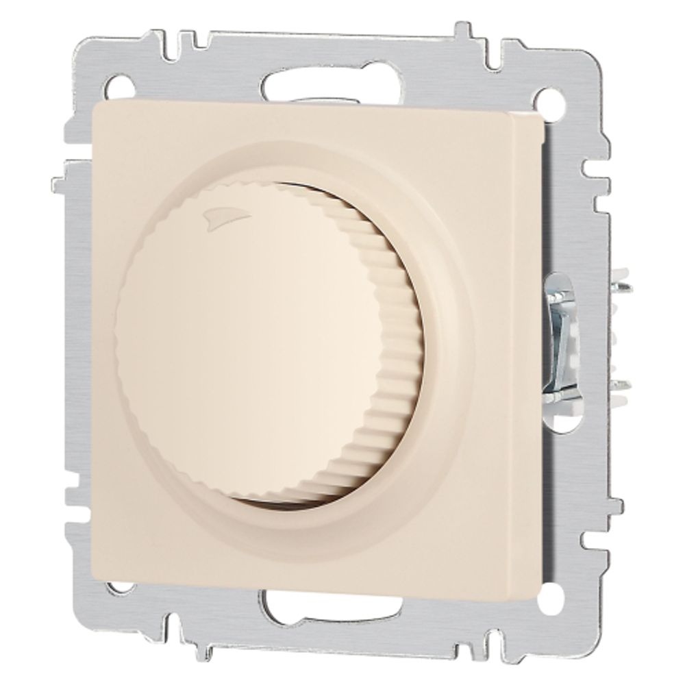 Светорегулятор Intro Accent 6-401-02 поворотный, 600Вт 230В, IP20, СУ, слоновая кость