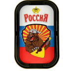 Коврик противоскользящий для авто "Россия", с бортиками