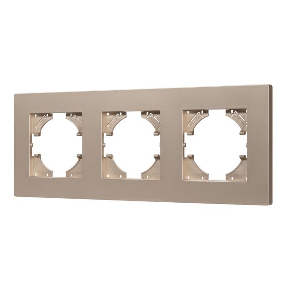 Рамка пластиковая FRM-PERIO-PL-3-GD Arlight 049757