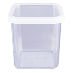 Банка для сыпучих продуктов Cubbo Scandi 0,9л Белый